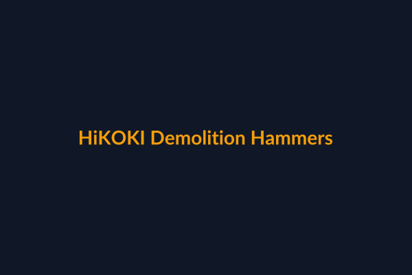 HiKOKI Demolition Hammers available at Raguveer Electric Talala